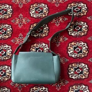 Everlane Mini Form Bag - Forest Green